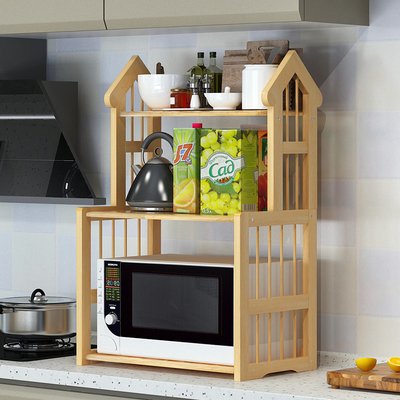 ODM Kitchen Bakers قفسه اجاق مایکروویو قفسه ذخیره سازی مونتاژ شده است