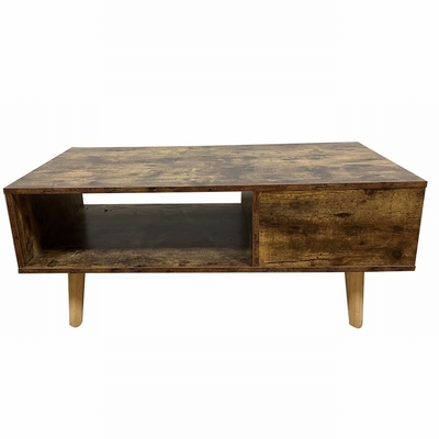 میز کابینت کنسول تلویزیونی Mid Century 72 اینچی با قفسه های ذخیره سازی
