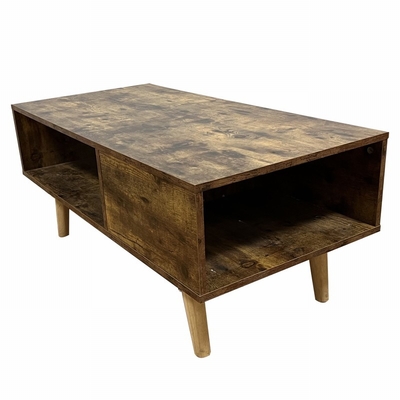 میز کابینت کنسول تلویزیونی Mid Century 72 اینچی با قفسه های ذخیره سازی