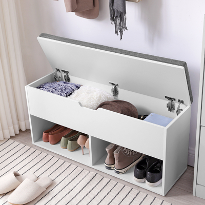SGS Entryway قفسه کفش مکعبی کوچک مبلمان کمد کفش چوبی با صندلی