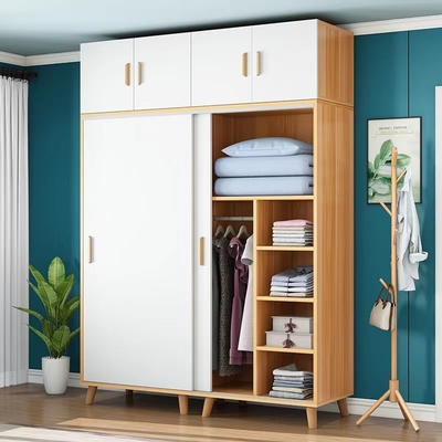 کابینت کمد مدرن سفارشی درب کشویی چوبی المیرا